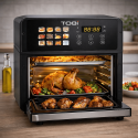 Мултифункционален Голям Фритюрник с Горещ Въздух TOBI 16L, Мощност 2400W и Пълноцветен Сензорен Touch Дисплей