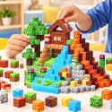 Магнитен конструктор Pixel – 100 части