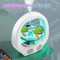 Fishy Антигравитационен овлажнител, арома дифузер и Bluetooth колонка с LED RGB подсветка