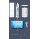 Назален аспиратор за нос със светлини, музика и Soft-Touch силикон