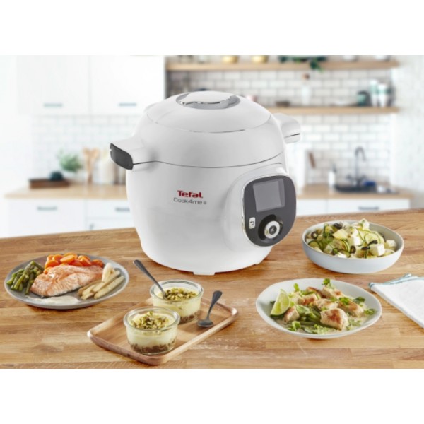 Мултикукър Tefal CY851130 COOK4ME с 6 програми за готвене, функция "Отложен старт" и мощност 1600 W