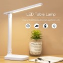 Бяла LED лампа с дълго рамо и различна светлина