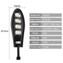 Соларна лампа за дворове, пътеки и градини с мощност 10000W, 1320 lm, 168 LED диода и датчик за движение