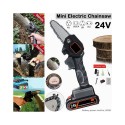 Ръчен електрически 4 инчов трион с акумулаторна батерия 24V 