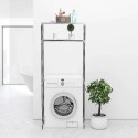 Storage Rack 2в1 Етажерка за пералня и тоалетна от метал и пластмаса - размери 115/50/26см
