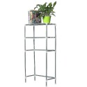 Storage Rack 2в1 Етажерка за пералня и тоалетна от метал и пластмаса - размери 115/50/26см
