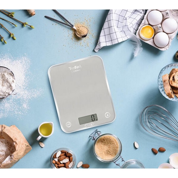 Везна Tefal BC5004V2 от закалено стъкло и интелигентна функция ТАРА - капацитет до 5 кг