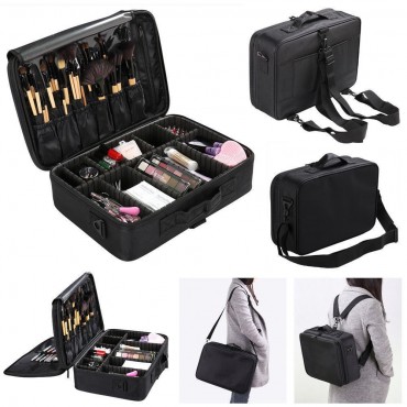 Професионален куфар за козметика от висококачествен материал Oxford 