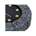 LED Соларна лампа със сетивен апарат в дизайн на камък и сетивен автоматичен апарат - размери 11 х 2 см