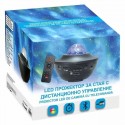 LED Проектор с дистанционно управление, музикален плеър, различни светлинни режими