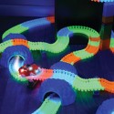 Детски комплект от гъвкава светеща писта и кола  Magic Tracks с 5 LED светлини