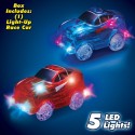 Детски комплект от гъвкава светеща писта и кола  Magic Tracks с 5 LED светлини