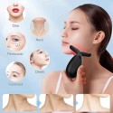 Масажор за лице и шия SayBeauty с масажна и LED светлинна терапия за подобряване на кожата и кръвообращението - за всеки тип кожа