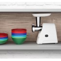 Месомелачка Bosch MFW2510W с мощност 350- 1500 W и приставка за наденица
