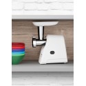 Месомелачка Bosch MFW2520W с мощност 350 W, два броя решетки и приставка за наденица