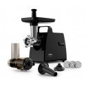Месомелачка Tefal NE553838 с три решетки от неръждаема стомана за фино, средно и едро нарязване и аксесоари за колбаси, кайма и доматен сок - мощност 2000 W