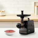 Месомелачка Tefal NE553838 с три решетки от неръждаема стомана за фино, средно и едро нарязване и аксесоари за колбаси, кайма и доматен сок - мощност 2000 W