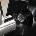 Месомелачка Tefal NE553838 с три решетки от неръждаема стомана за фино, средно и едро нарязване и аксесоари за колбаси, кайма и доматен сок - мощност 2000 W