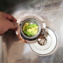 Филтър за кухненска мивка от хромирана стомана Ф 11.3см