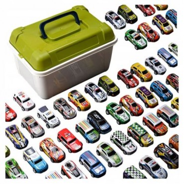 Колекционерски комплект 50 бр. метални колички (Die-Cast) в контейнер за съхранение Колекционерски комплект 50 бр. метални колички (Die-Cast) в контейнер за съхранение