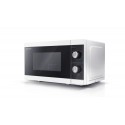 Микровълнова печка Sharp YC-MG01E-W с грил и 5 степени на мощност