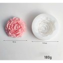 3D Силиконова форма Божур за свещи, фондан или гипсови отливки - размер на молда 9.1 х 4 см