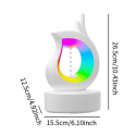 Антигравитационен овлажнител с вграден Bluetooth говорител, RGB осветление с различни режими и резервоар с вместимост от 450 мл