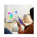 Антигравитационен овлажнител с вграден Bluetooth говорител, RGB осветление с различни режими и резервоар с вместимост от 450 мл