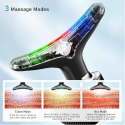 Масажор за лице и шия SayBeauty с LED светлина за Стегната, свежа и подмладена кожа