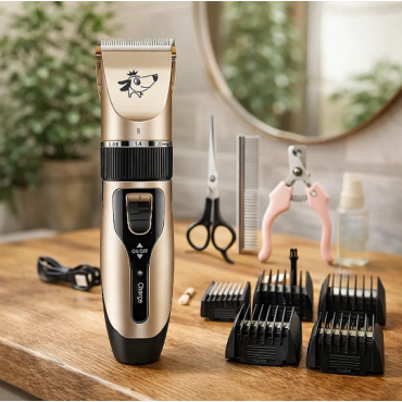 Смарт машинка за подстригване на домашни любимци Pet Clipper 6680 - Водоустойчива глава, 5-степенно регулиране и USB порт Смарт машинка за подстригване на домашни любимци Pet Clipper 6680 - Водоустойчива глава, 5-степенно регулиране и USB порт