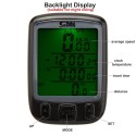 Водоустойчив електронен вело километраж с голям четери редов LCD дисплей, с функции за километраж, скоростомер и други