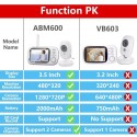 Видеофон с 3.5-инчов LCD екран, HD резолюция 1280x720P и обхват на нощно виждане 5м
