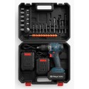 Ударен винтоверт LY 21V със скорост 1600 оборота в минута, мощност 480W, съвместим с широк набор от свредла и битове, 1600rpm, 2 броя батерии