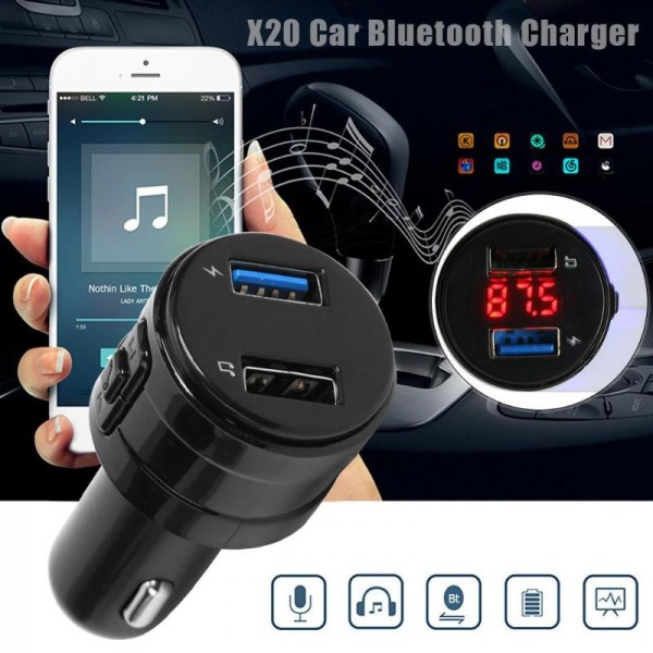 FM Трансмитер с двойно USB Car MP3 Player X20