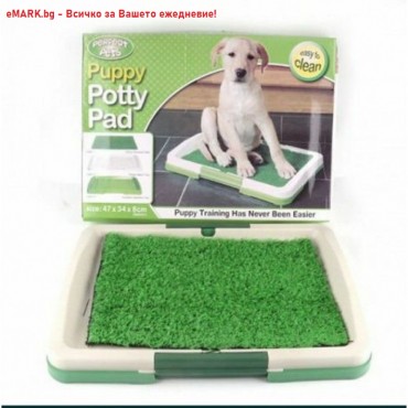 Кучешка тоалетна с изкуствена трева